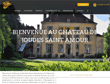 Tablet Screenshot of chateau-de-joudes.com
